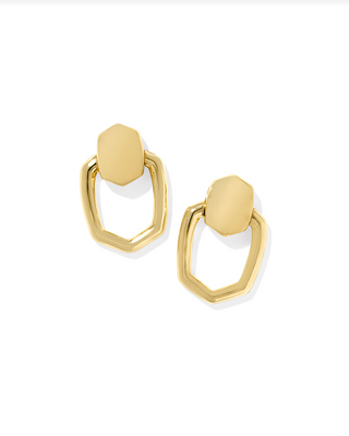 KENDRA SCOTT: Kaia Open Frame Earrings-Gold-7- Jewelry-Moody on Main