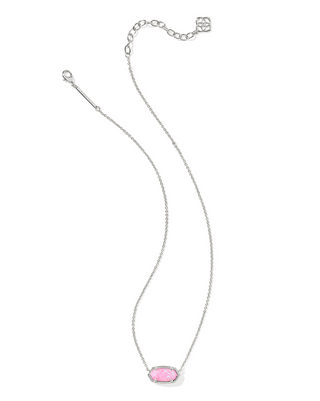 KENDRA SCOTT: Elisa Necklace-Silver Carnation Opal-7- Jewelry-Moody on Main