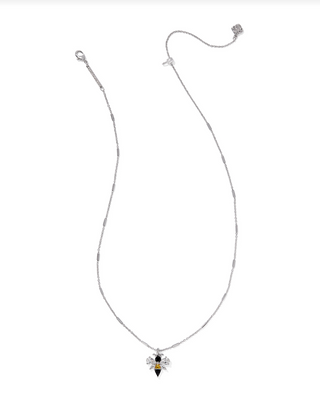 KENDRA SCOTT: Bee Necklace-Silver-7- Jewelry-Moody on Main