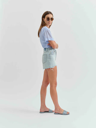 DAZE: TROUBLEMAKER HIGH RISE SHORT IN GIFTED VINTAGE-Bottoms-Moody on Main