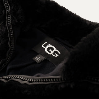 UGG: WOMEN'S TASH FAUX FUR JACKET- BLACK-Outerwear-Moody on Main