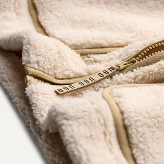 UGG: MARIELLA UGGFLUFF ZIP HOODIE- CREAM-Outerwear-Moody on Main