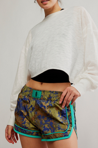 FP Movement: Varsity Blues Short-Floral Camo-4- Bottoms-Moody on Main