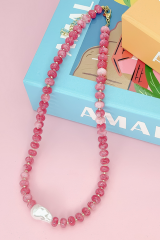 Cherry Pearl Necklace-7- Jewelry-Moody on Main