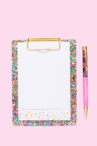 Confetti Clipboard & Notepad Set-11- Gift/Home-Moody on Main