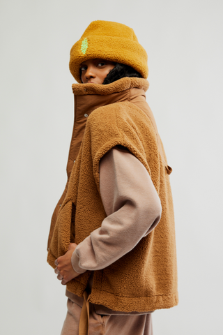 FP Movement: Scout It Out Fleece Vest-Twig-2- Tops Over-Moody on Main