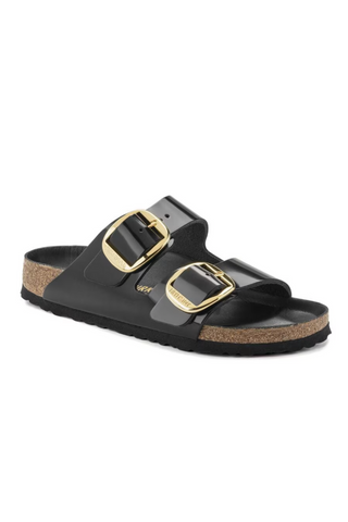 Birkenstock: Arizona Big Buckle-High Shine Black-9- Shoes-Moody on Main