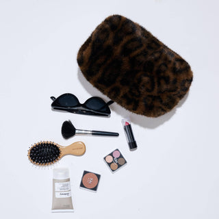 LEOPARD LUXE COSMETIC & TRAVEL ORGANIZER-Accessories-Moody on Main