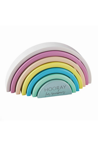 Blue Rainbow Stacking Toy-12- Baby/Kids/Men-Moody on Main