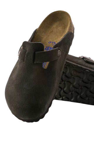 Birkenstock: Boston-Mocha Suede-9- Shoes-Moody on Main