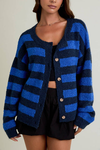 THE MOODY STRIPES CARDIGAN-Outerwear-Moody on Main