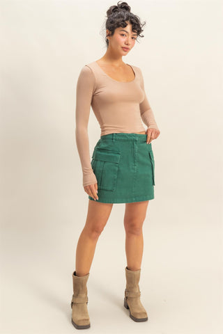 THE CARGO CUTIE SKIRT-Bottoms-Moody on Main