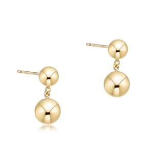 ENEWTON: CLASSIC 8MM BALL DROP STUD - GOLD-Accessories-Moody on Main