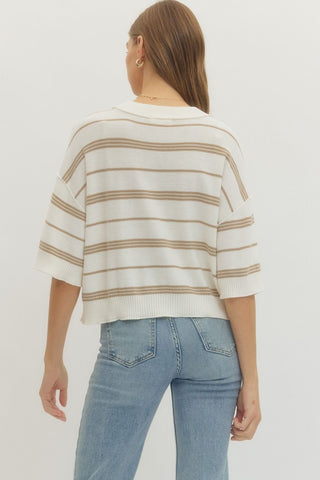 SUNDAY STROLL STRIPE TOP-Tops-Moody on Main