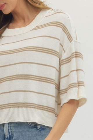 SUNDAY STROLL STRIPE TOP-Tops-Moody on Main