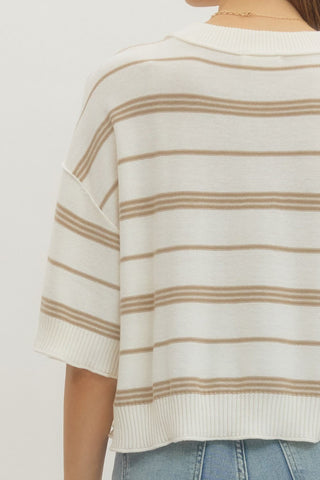 SUNDAY STROLL STRIPE TOP-Tops-Moody on Main
