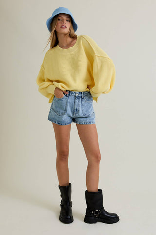 THE IT GIRL DENIM SHORTS-Bottoms-Moody on Main
