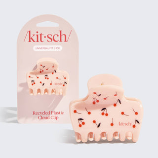 KITSCH: CHERRY PRINT CLOUD CLAW CLIP - MEDIUM-Accessories-Moody on Main