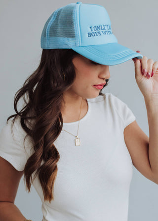 BOYS WITH BOATS TRUCKER HATS-Accessories-Moody on Main