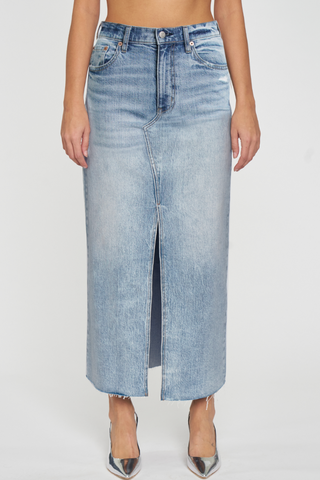 DAZE: Girl Next Door Maxi Skirt-Fools Gold-4- Bottoms-Moody on Main