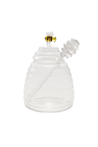 Glass Honey Jar-11- Gift/Home-Moody on Main