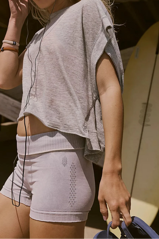 FP MOVEMENT: MY TIME TEE- HEATHER GREY-Tops-Moody on Main