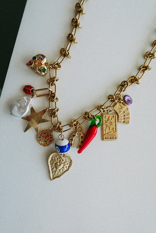 HOT STREAK CHARM NECKLACE-Accessories-Moody on Main