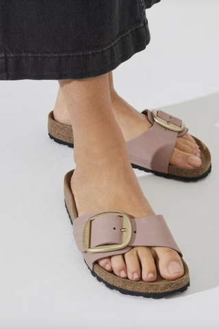 Birkenstock: Madrid Big Buckle-Old Rose-9- Shoes-Moody on Main