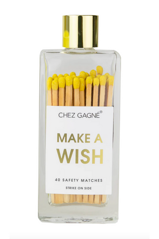 Glass Bottle Safety Matches-11- Gift/Home-make-a-wish-Moody on Main