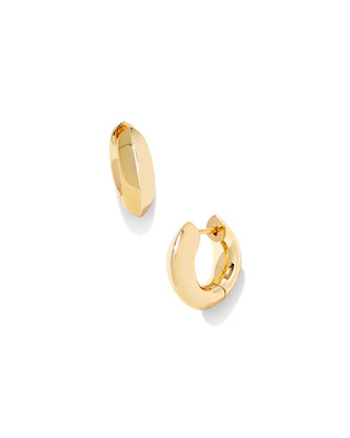 KENDRA SCOTT: MIKKI METAL HUGGIE EARRINGS