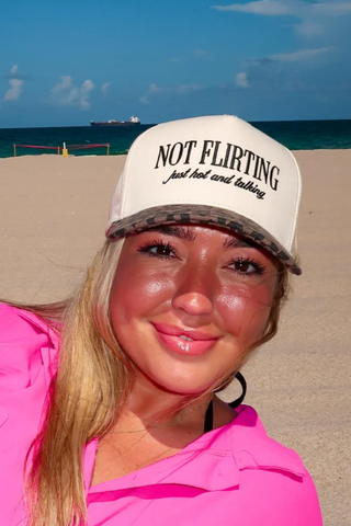 Not Flirting Trucker Hat-8- Accessory-Moody on Main
