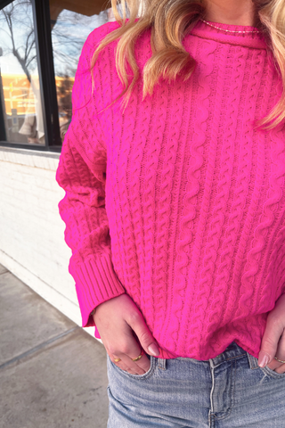 Pammie Knit Dropped Long Sleeve Sweater-1- Tops-Moody on Main