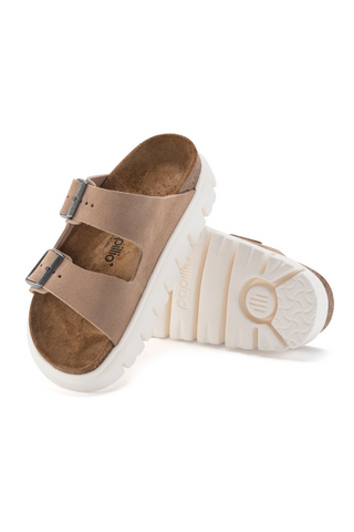 Birkenstock: Arizona Chunky Suede-Warm Sand-9- Shoes-Moody on Main