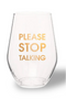 please-stop-talking
