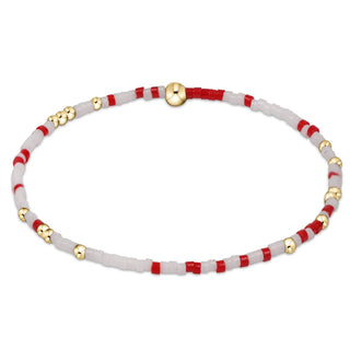 enewton: Gameday Hope Unwritten Bracelet-7- Jewelry-Bright Red-White-Moody on Main