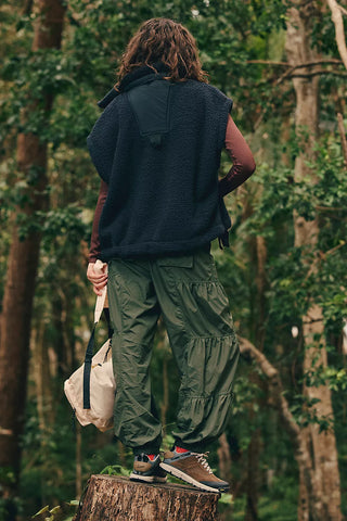 FP MOVEMENT: SCOUT IT OUT FLEECE VEST- BLACK-Outerwear-Moody on Main
