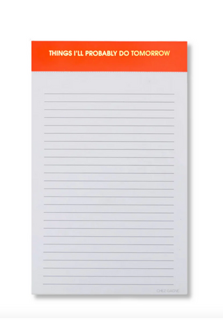 Small Lined Notepad-11- Gift/Home-things-ill-probably-do-tomorrow-Moody on Main