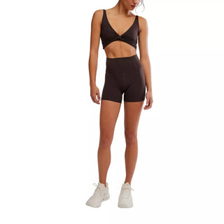 FP MOVEMENT: NEVER BETTER REVERSIBLE TWIST CROP - CHOCOLATE-Tops-Moody on Main